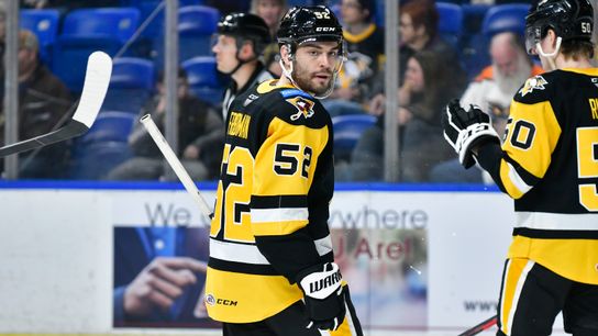 One-on-one: Friedman getting timing back with Wilkes-Barre taken at PPG Paints Arena (Penguins)